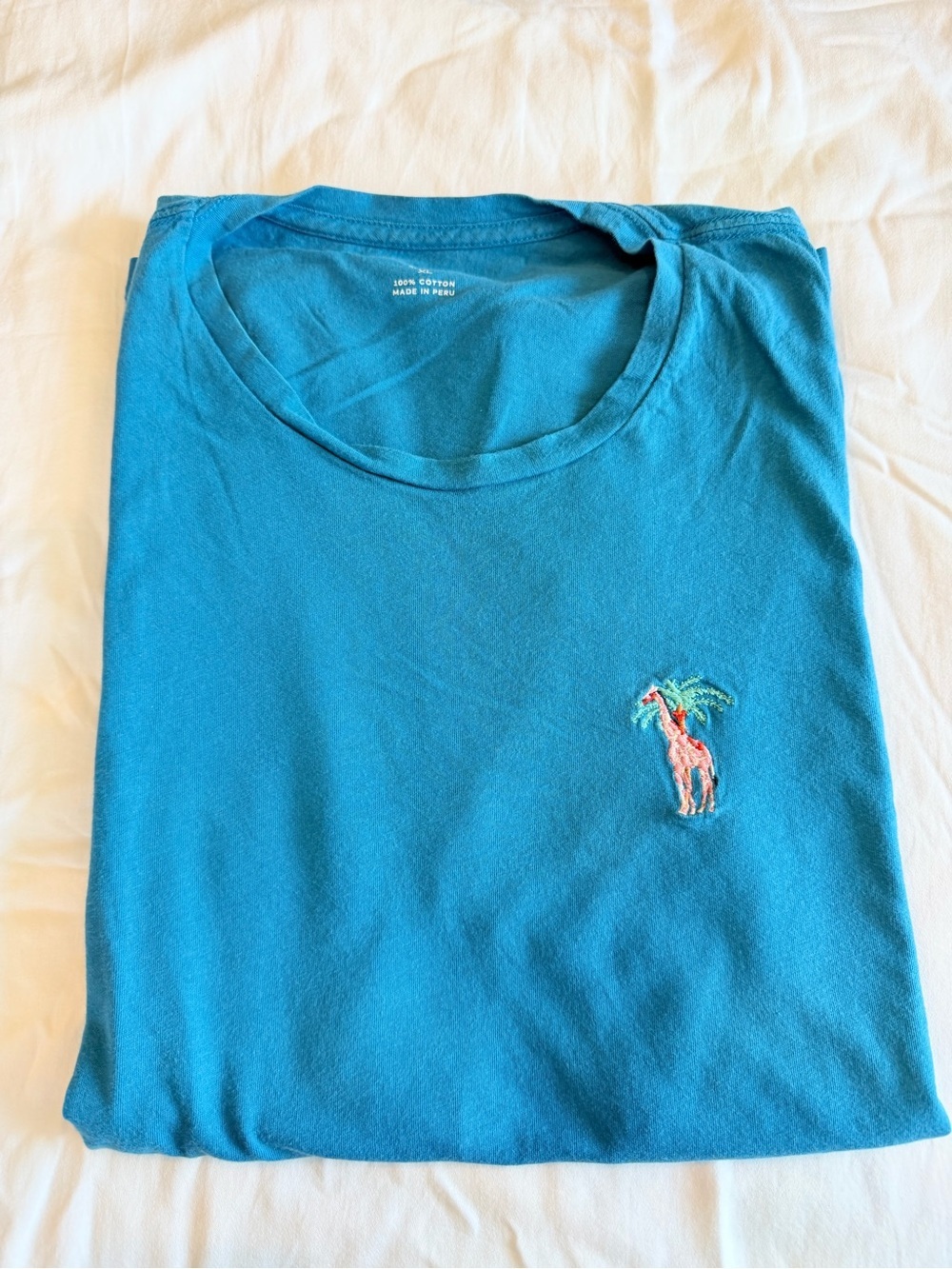 Bonobos Bright Turquoise Cotton Tee